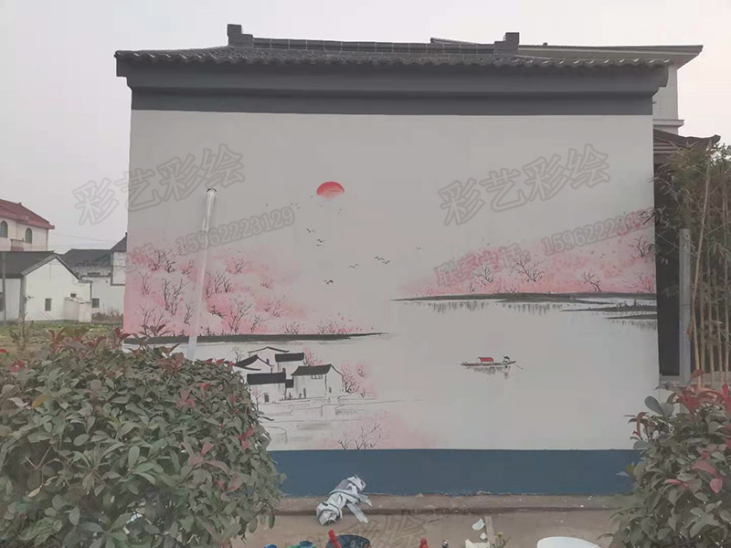 苏州喷画,苏州墙体彩绘,苏州文化墙