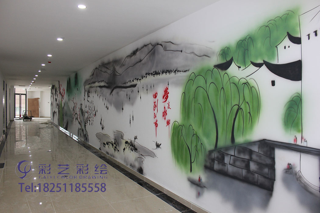 苏州喷画,苏州墙画,苏州墙面喷绘