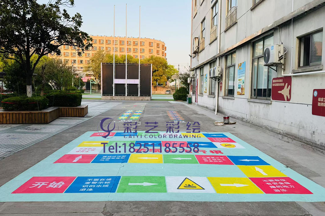 苏州彩绘绘就童趣天地