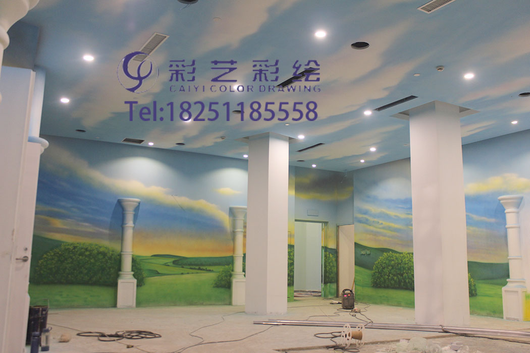 苏州彩绘让空间自带光芒